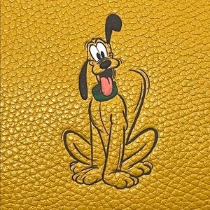 Coach X Disney Pluto Large Pouch Clutch NWT